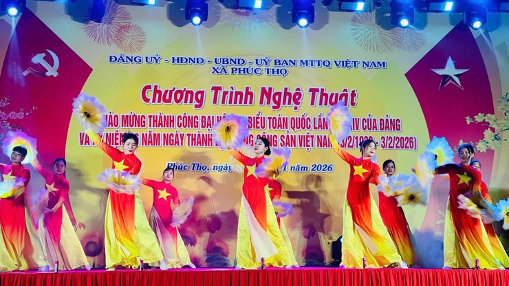 Chương trình văn nghệ chào mừng thành công Đại hội đại biểu toàn quốc lần thứ XIV của Đảng- Ảnh 5.