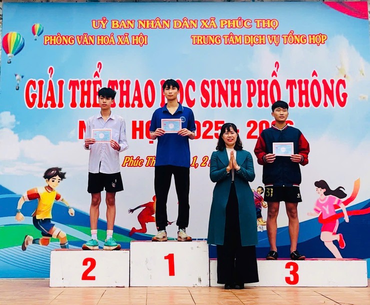 Gần 400 học sinh tham dự giải thể thao học sinh xã Phúc Thọ năm học 2025-2026- Ảnh 6.
