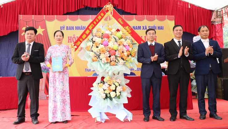 Xã Suối Hai tổ chức hội nghị đại biểu Nhân dân năm 2026 tại thôn Gò Sống- Ảnh 2.