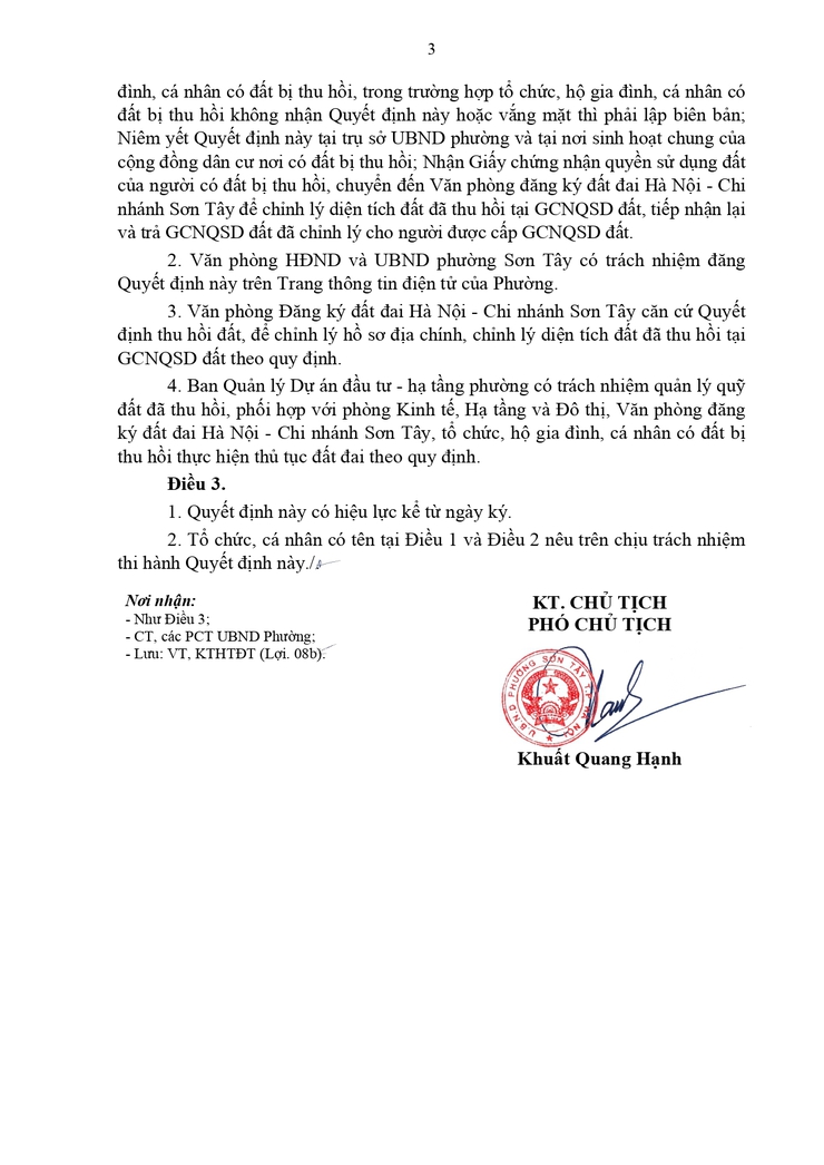 Thông báo công khai Quyết định thu hồi đất để thực hiện Dự án (hộ ông Phùng Văn Bình - Tổ dân phố 6 Vân Gia)- Ảnh 3.