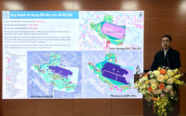 Xã Nội Bài tổ chức hội nghị lấy ý kiến đối với Quy hoạch phân khu đô thị XB-5, tỷ lệ 1/2000- Ảnh 3.
