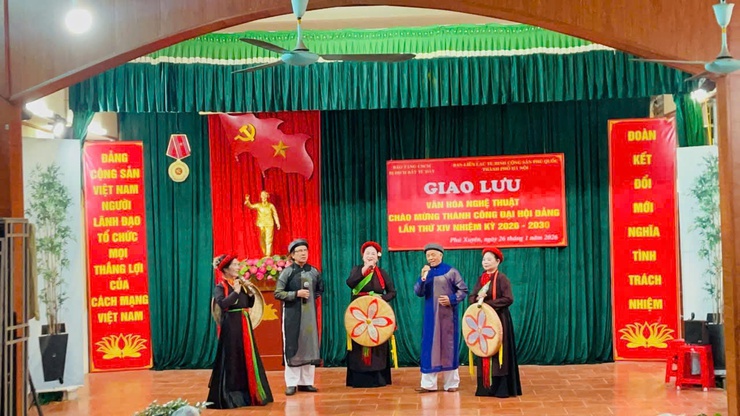 Chương trình giao lưu văn hóa – văn nghệ chào mừng Đại hội Đảng toàn quốc lần thứ XIV- Ảnh 4.