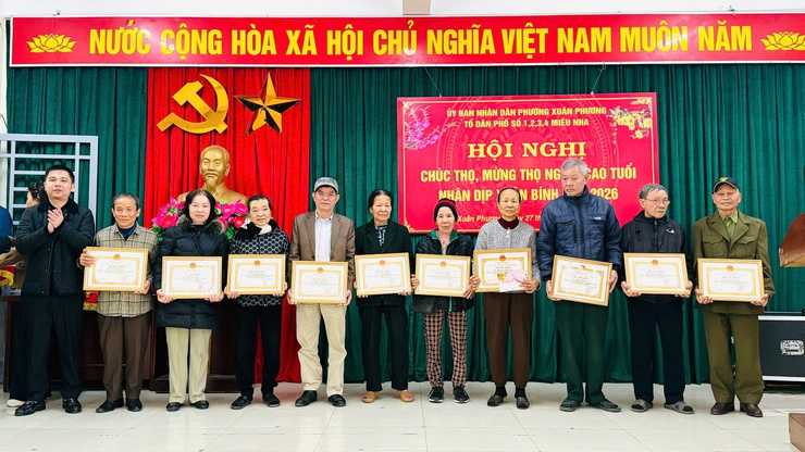 Phường Xuân Phương tổ chức chúc thọ, mừng thọ Người cao tuổi Xuân Bính Ngọ năm 2026- Ảnh 3.