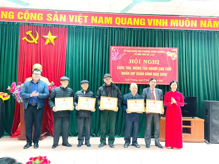 Phường Xuân Phương tổ chức chúc thọ, mừng thọ Người cao tuổi Xuân Bính Ngọ năm 2026- Ảnh 7.