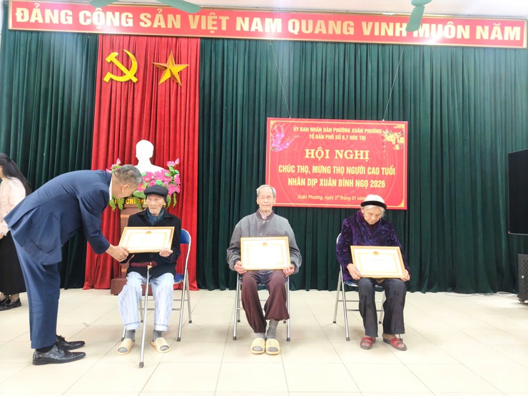 Phường Xuân Phương tổ chức chúc thọ, mừng thọ Người cao tuổi Xuân Bính Ngọ năm 2026- Ảnh 8.