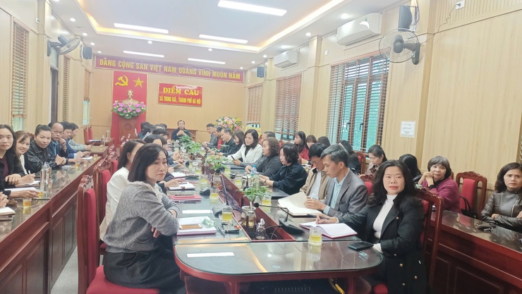 XÃ TRUNG GIÃ THAM DỰ HỘI NGHỊ SƠ KẾT HỌC KỲ I NĂM HỌC 2025-2026 THÀNH PHỐ HÀ NỘI- Ảnh 1.