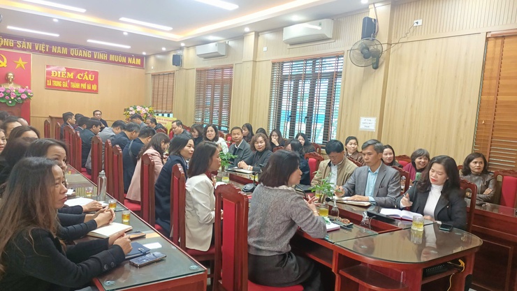 XÃ TRUNG GIÃ THAM DỰ HỘI NGHỊ SƠ KẾT HỌC KỲ I NĂM HỌC 2025-2026 THÀNH PHỐ HÀ NỘI- Ảnh 3.