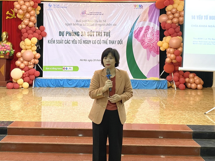 Nâng cao nhận thức cộng đồng về phòng ngừa sa sút trí tuệ từ sớm- Ảnh 2.