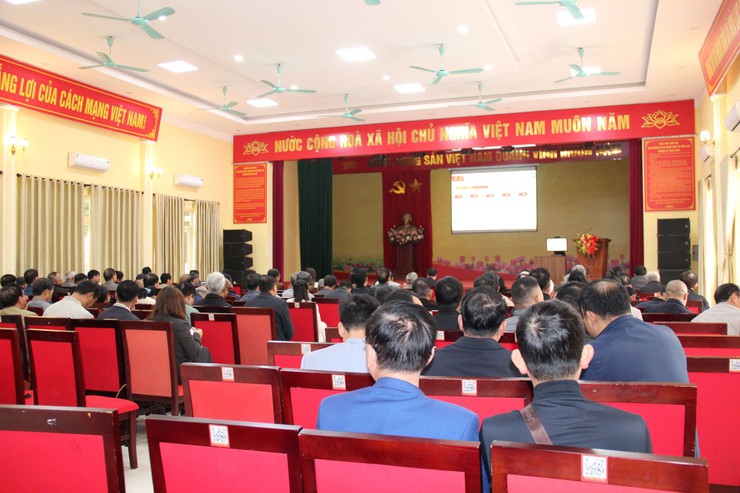 ĐẢNG ỦY XÃ HÒA LẠC TỔ CHỨC HỘI NGHỊ TIẾP SÓNG THÔNG BÁO NHANH KẾT QUẢ ĐẠI HỘI XIV CỦA ĐẢNG- Ảnh 3.