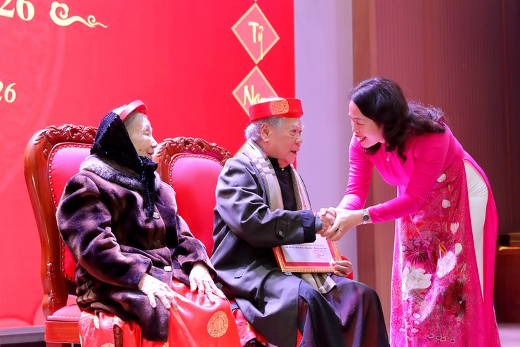 Phường Cầu Giấy trang trọng tổ chức Lễ mừng thọ người cao tuổi nhân dịp Xuân Bính Ngọ 2026- Ảnh 10.