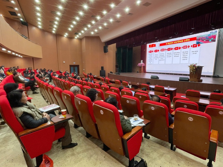 PHƯỜNG CẦU GIẤY TỔ CHỨC HỘI NGHỊ BÁO CÁO VIÊN THÀNH PHỐ THÁNG 01 NĂM 2026- Ảnh 3.