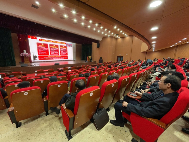 PHƯỜNG CẦU GIẤY TỔ CHỨC HỘI NGHỊ BÁO CÁO VIÊN THÀNH PHỐ THÁNG 01 NĂM 2026- Ảnh 1.