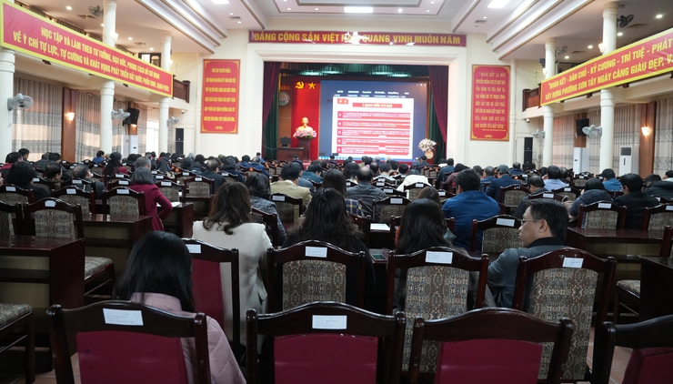 SƠN TÂY THAM DỰ TRỰC TUYẾN HỘI NGHỊ BÁO CÁO VIÊN TRUNG ƯƠNG TOÀN QUỐC THÁNG 1/2026- Ảnh 2.