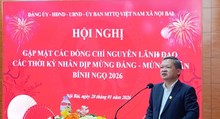 Gặp mặt các đồng chí nguyên lãnh đạo xã Nội Bài qua các thời kỳ- Ảnh 2.