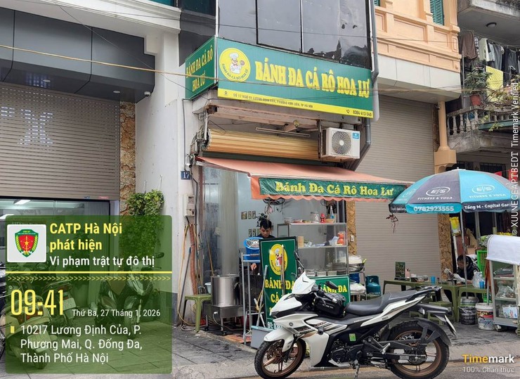 CATP Hà Nội: “Phạt nguội” 257 trường hợp vi phạm trật tự đô thị, trật tự công cộng và vệ sinh môi trường- Ảnh 9.