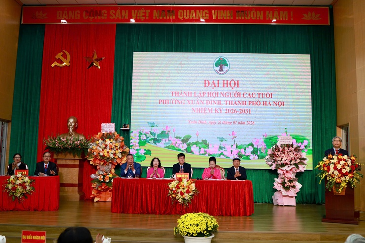 Phát huy vai trò “Tuổi cao – Gương sáng” tại Đại hội Hội Người cao tuổi phường Xuân Đỉnh- Ảnh 1.