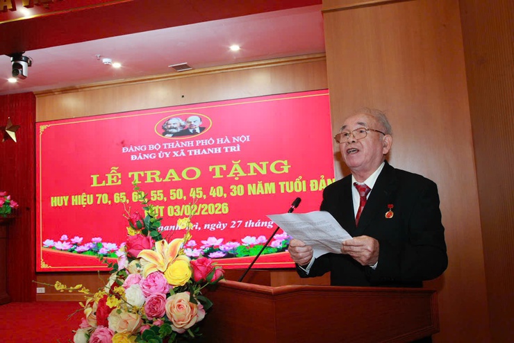 Huy hiệu Đảng – Niềm tự hào của các đảng viên lão thành xã Thanh Trì- Ảnh 7.