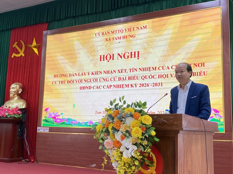 Ủy ban MTTQ Việt Nam xã Tam Hưng triển khai đồng bộ các kế hoạch trọng tâm năm 2026- Ảnh 1.