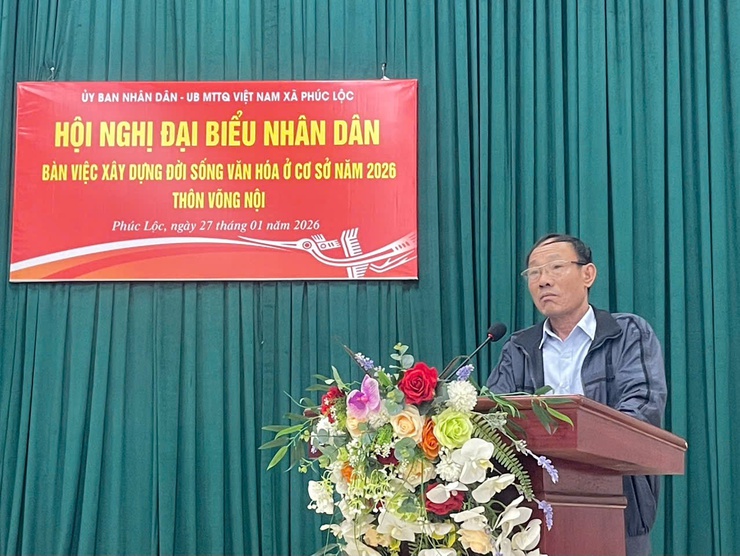 Thôn Võng Nội tổ chức Hội nghị Đại biểu nhân dân bàn việc xây dựng đời sống văn hóa năm 2026- Ảnh 5.