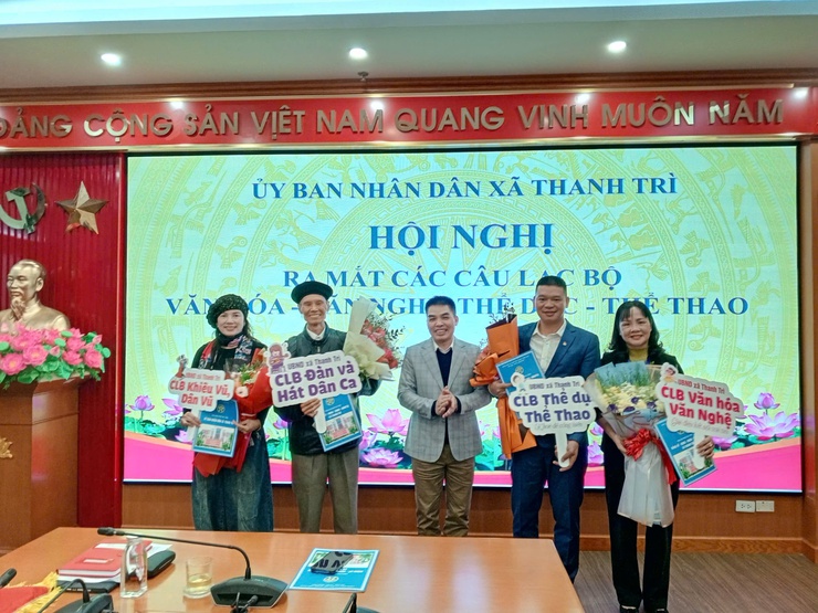 UBND xã Thanh Trì ra mắt các Câu lạc bộ Văn hóa – Văn nghệ – Thể dục Thể thao- Ảnh 2.