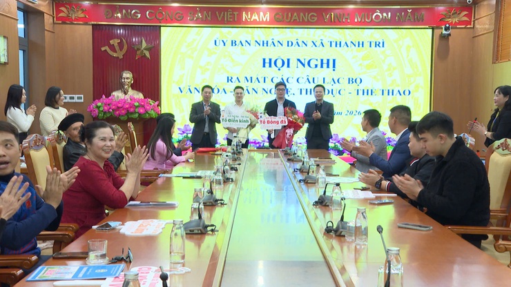 UBND xã Thanh Trì ra mắt các Câu lạc bộ Văn hóa – Văn nghệ – Thể dục Thể thao- Ảnh 5.