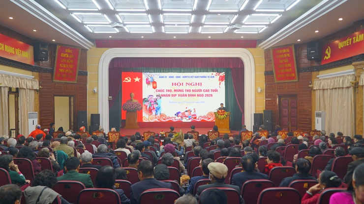 Phường Từ Liêm tổ chức Hội nghị chúc thọ, mừng thọ người cao tuổi năm 2026 tại khu vực Cầu Diễn (cũ)- Ảnh 1.