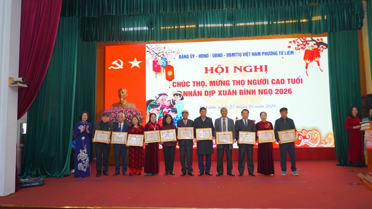 Phường Từ Liêm tổ chức Hội nghị chúc thọ, mừng thọ người cao tuổi năm 2026 tại khu vực Cầu Diễn (cũ)- Ảnh 11.