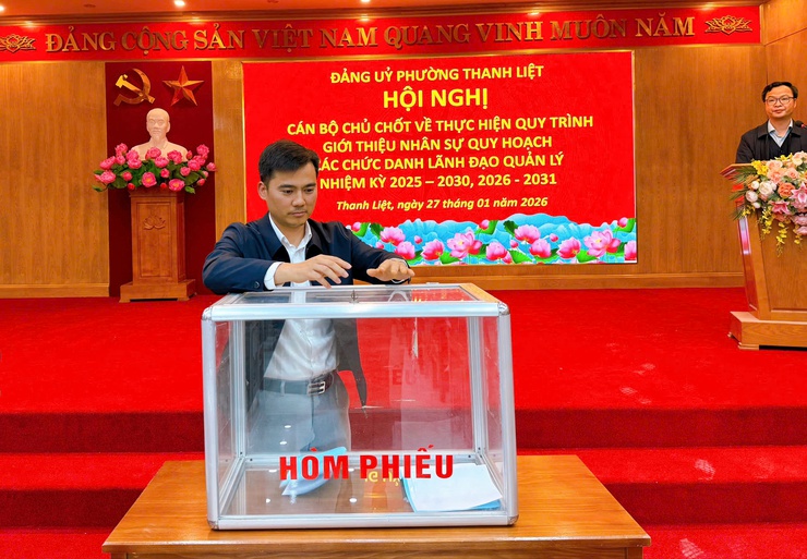 Đảng ủy phường Thanh Liệt: Hoàn thành việc rà soát, bổ sung quy hoạch cán bộ lãnh đạo quản lý nhiệm kỳ 2025–2030, 2026–2031- Ảnh 5.
