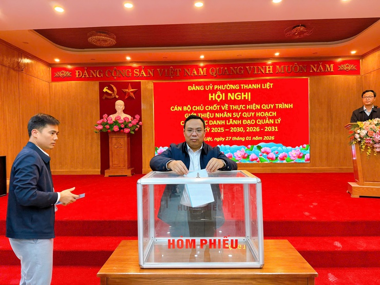 Đảng ủy phường Thanh Liệt: Hoàn thành việc rà soát, bổ sung quy hoạch cán bộ lãnh đạo quản lý nhiệm kỳ 2025–2030, 2026–2031- Ảnh 4.