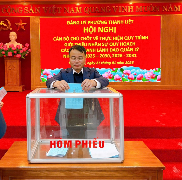Đảng ủy phường Thanh Liệt: Hoàn thành việc rà soát, bổ sung quy hoạch cán bộ lãnh đạo quản lý nhiệm kỳ 2025–2030, 2026–2031- Ảnh 6.