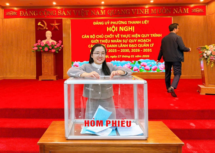 Đảng ủy phường Thanh Liệt: Hoàn thành việc rà soát, bổ sung quy hoạch cán bộ lãnh đạo quản lý nhiệm kỳ 2025–2030, 2026–2031- Ảnh 8.