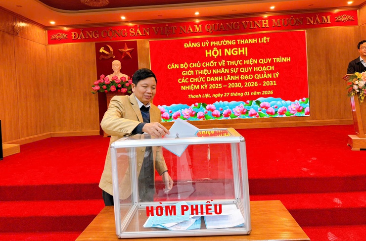 Đảng ủy phường Thanh Liệt: Hoàn thành việc rà soát, bổ sung quy hoạch cán bộ lãnh đạo quản lý nhiệm kỳ 2025–2030, 2026–2031- Ảnh 7.