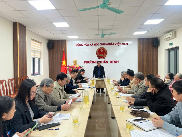 Triển khai tổ chức lễ hội truyền thống Đền Sóc năm 2026 tại phường Xuân Đỉnh- Ảnh 1.