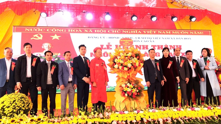 LỄ KHÁNH THÀNH MIẾU LÀNG CAO XÁ – DẤU ẤN VĂN HÓA TÂM LINH TRONG ĐỜI SỐNG NHÂN DÂN- Ảnh 1.