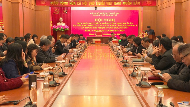 ĐẢNG ỦY XÃ THANH TRÌ: THỰC HIỆN QUY TRÌNH NHÂN SỰ QUY HOẠCH CẤP ỦY, ỦY VIÊN ỦY BAN KIỂM TRA ĐẢNG ỦY, CÁC CHỨC DANH LÃNH ĐẠO QUẢN LÝ XÃ THANH TRÌ NHIỆM KỲ 2025–2030, 2026–2031- Ảnh 1.