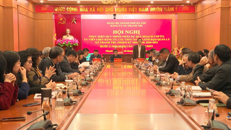 ĐẢNG ỦY XÃ THANH TRÌ: THỰC HIỆN QUY TRÌNH NHÂN SỰ QUY HOẠCH CẤP ỦY, ỦY VIÊN ỦY BAN KIỂM TRA ĐẢNG ỦY, CÁC CHỨC DANH LÃNH ĐẠO QUẢN LÝ XÃ THANH TRÌ NHIỆM KỲ 2025–2030, 2026–2031- Ảnh 4.