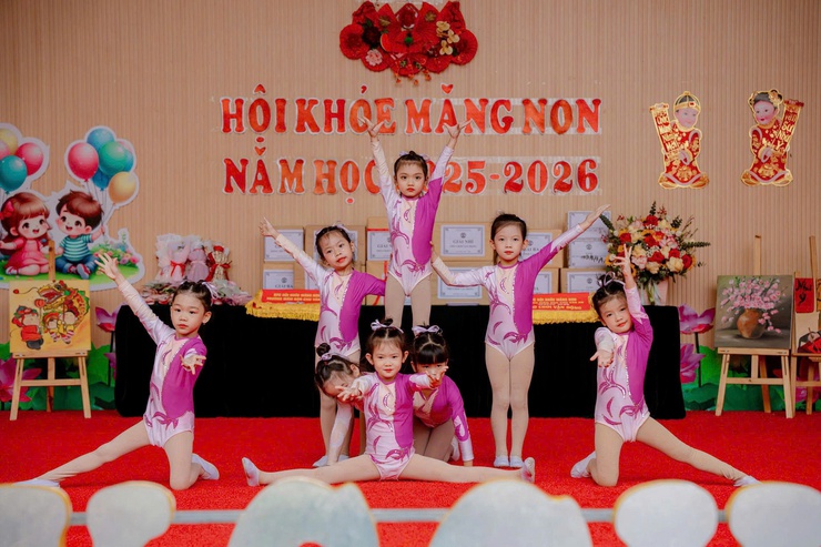 SÔI NỔI HỘI KHỎE MĂNG NON TRƯỜNG MẦM NON CHU VĂN AN, XÃ THANH TRÌ, NĂM HỌC 2025 – 2026- Ảnh 9.
