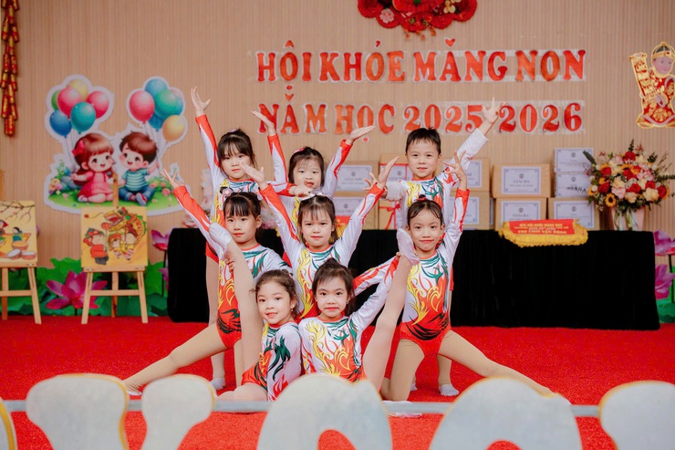 SÔI NỔI HỘI KHỎE MĂNG NON TRƯỜNG MẦM NON CHU VĂN AN, XÃ THANH TRÌ, NĂM HỌC 2025 – 2026- Ảnh 7.