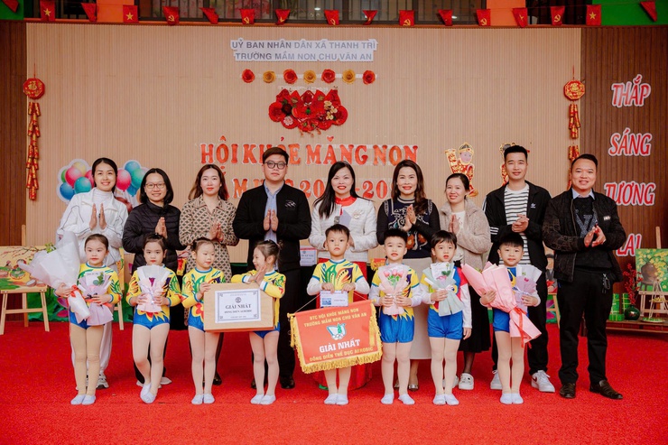 SÔI NỔI HỘI KHỎE MĂNG NON TRƯỜNG MẦM NON CHU VĂN AN, XÃ THANH TRÌ, NĂM HỌC 2025 – 2026- Ảnh 11.