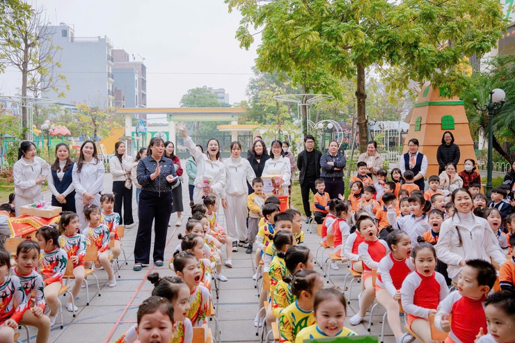 SÔI NỔI HỘI KHỎE MĂNG NON TRƯỜNG MẦM NON CHU VĂN AN, XÃ THANH TRÌ, NĂM HỌC 2025 – 2026- Ảnh 8.