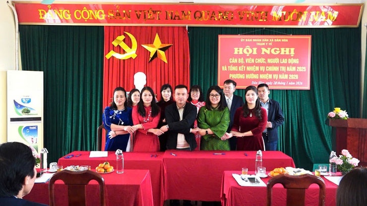 TRẠM Y TẾ XÃ DÂN HÒA TỔNG KẾT NHIỆM VỤ NĂM 2025, TRIỂN KHAI PHƯƠNG HƯỚNG NHIỆM VỤ NĂM 2026- Ảnh 6.