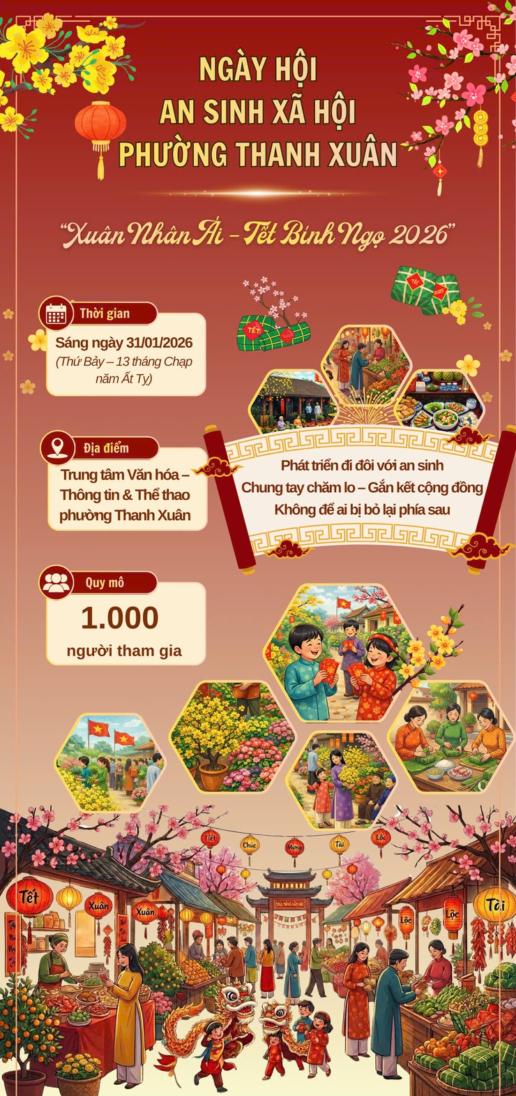 Ngày hội An sinh xã hội phường Thanh Xuân- Ảnh 1.