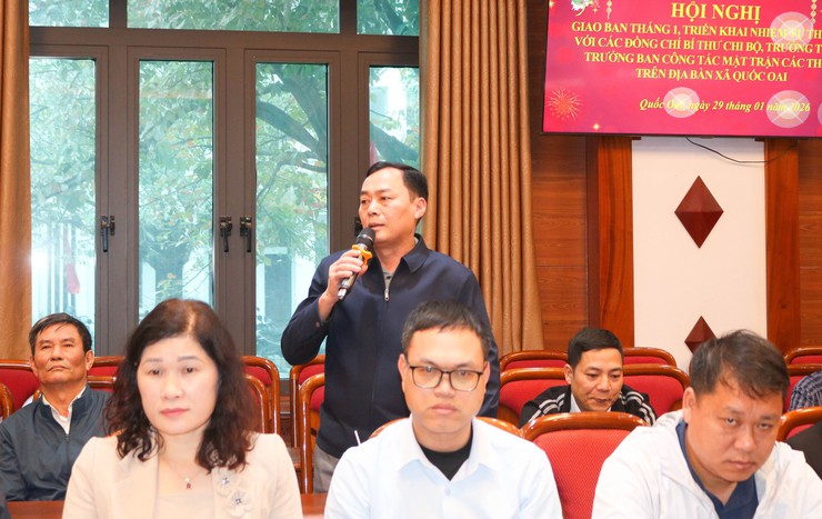 Quốc Oai tăng tốc ngay từ tháng đầu năm 2026: Quyết liệt, rõ việc, sát cơ sở- Ảnh 17.