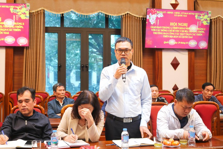 Quốc Oai tăng tốc ngay từ tháng đầu năm 2026: Quyết liệt, rõ việc, sát cơ sở- Ảnh 10.