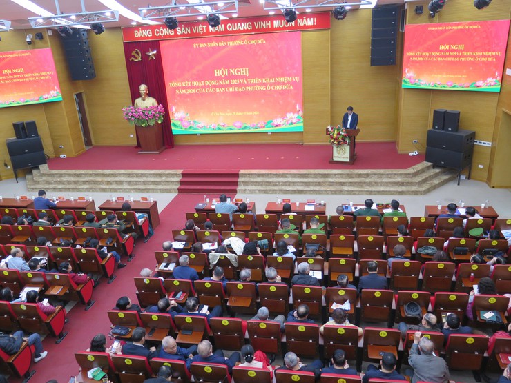 Phường Ô Chợ Dừa tổng kết hoạt động các Ban chỉ đạo năm 2025, triển khai nhiệm vụ năm 2026 của các Ban chỉ đạo phường- Ảnh 1.