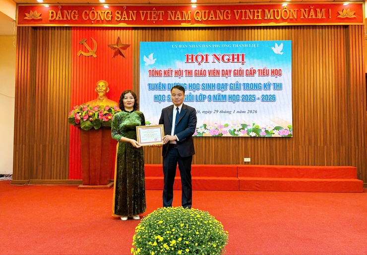 Phường Thanh Liệt: Tổng kết hội thi giáo viên dạy giỏi cấp tiểu học; tuyên dương học sinh giỏi lớp 9 năm học 2025 - 2026- Ảnh 5.