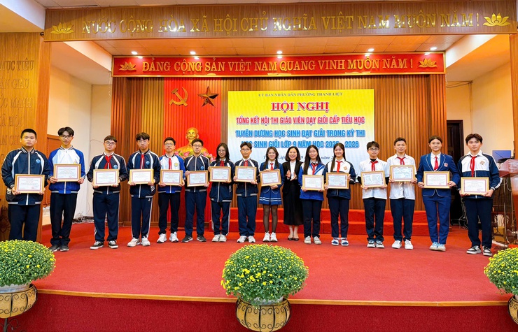 Phường Thanh Liệt: Tổng kết hội thi giáo viên dạy giỏi cấp tiểu học; tuyên dương học sinh giỏi lớp 9 năm học 2025 - 2026- Ảnh 7.