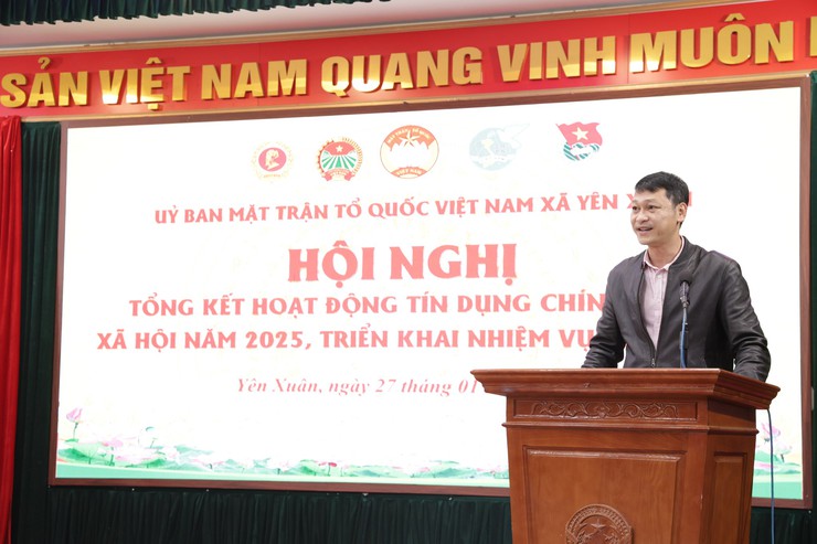 Yên Xuân: Tín dụng chính sách xã hội phát huy rõ nét vai trò “đòn bẩy” trong tạo việc làm, giảm nghèo và bảo đảm an sinh xã hội- Ảnh 2.