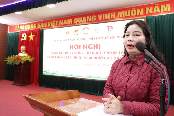 Yên Xuân: Tín dụng chính sách xã hội phát huy rõ nét vai trò “đòn bẩy” trong tạo việc làm, giảm nghèo và bảo đảm an sinh xã hội- Ảnh 3.