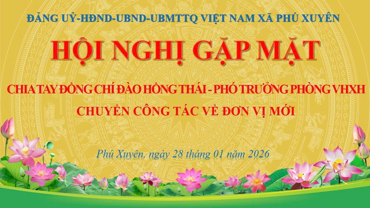 HỘI NGHỊ GẶP MẶT, CHIA TAY CÁN BỘ CHUYỂN CÔNG TÁC 
- Ảnh 1.